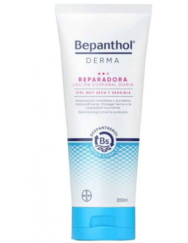 Bepanthol Derma Reparadora Locion Corporal Diaria 1 Envase 200 Ml