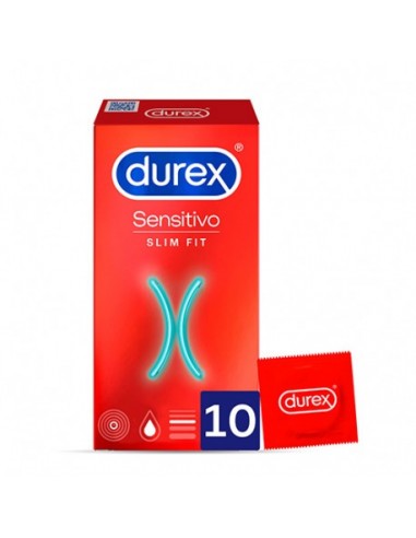 Durex Sensitivo Slim Fit Preservativos 10 Unidades