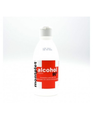 Alcohol 96º Montplet 1 Frasco 250 Ml