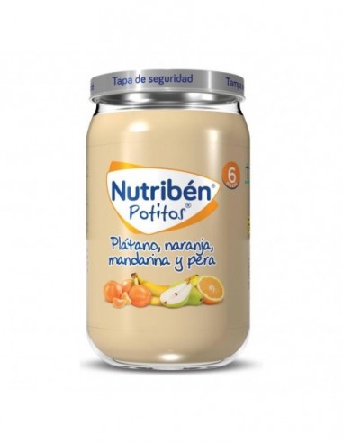 Nutriben Potitos Manzana, Naranja, Platano Y Pera Willians 1 Envase 235 G