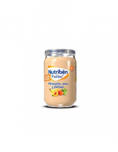 Nutriben Potitos Melocoton, Pera Y Platano 1 Envase 235 G