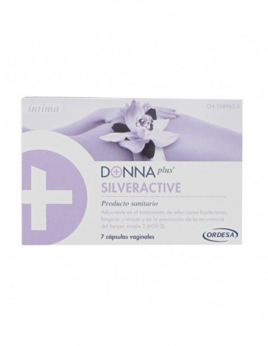 Donna Plus Silveractive 7 Capsulas Vaginales