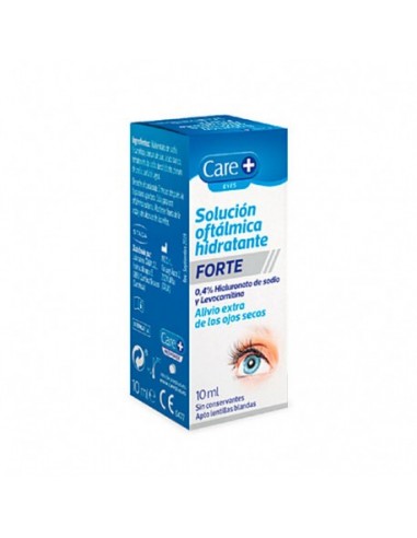 Care+ Solucion Oftalmica Hidratante Forte 1 Envase 10 Ml