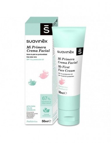 Suavinex Mi Primera Crema Facial Hidratante 1 Envase 50 Ml