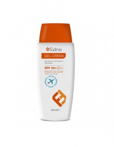 Farline Gel Crema Solar Spf 50+ 1 Envase 100 Ml Formato Viaje