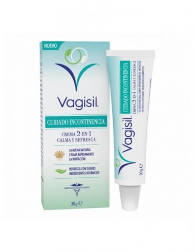 Vagisil Cuidado Incontinencia Crema 2 En 1 1 Envase 30 G