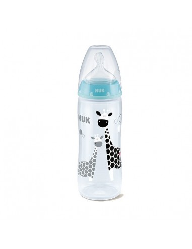 Biberon Fc + Pp Latex Nuk Baby 1 Unidad Safari 6-18 M L 360 Ml