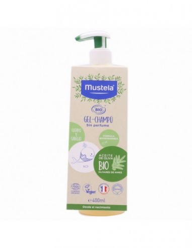 MUSTELA GEL CHAMPU BIO 1 ENVASE 400 ml CON DOSIFICADOR