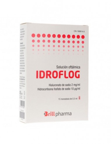 IDROFLOG SOLUCION OFTALMICA 15 MONODOSIS 0,5 ML