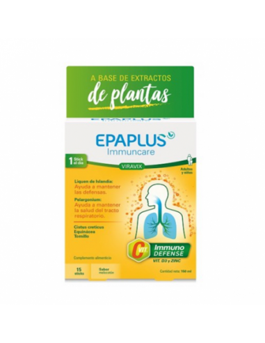 Epaplus Immuncare Viravix 15 Sticks 10 Ml