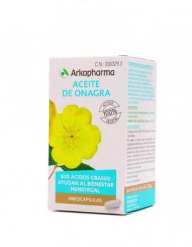 Aceite De Onagra Arkopharma 200 Capsulas