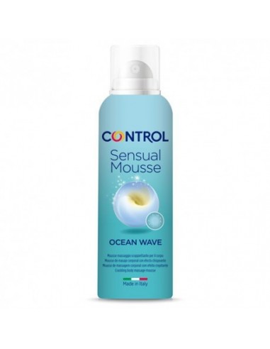 Control Sensual Mousse Ocean Wave Masaje Corporal 1 Spray 125 Ml