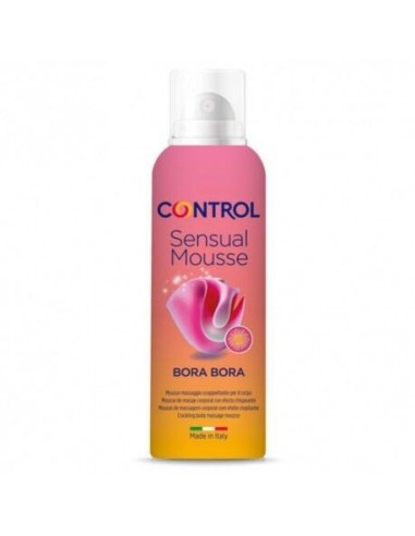 Control Sensual Mousse Bora Bora Masaje Corporal 1 Spray 125 Ml