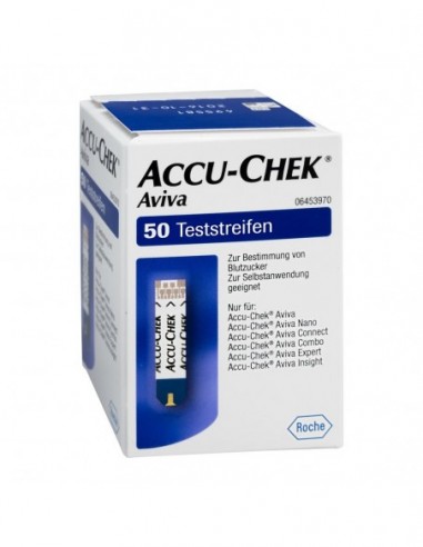 Tiras Reactivas Glucemia Accu-Chek Aviva 50 Tiras