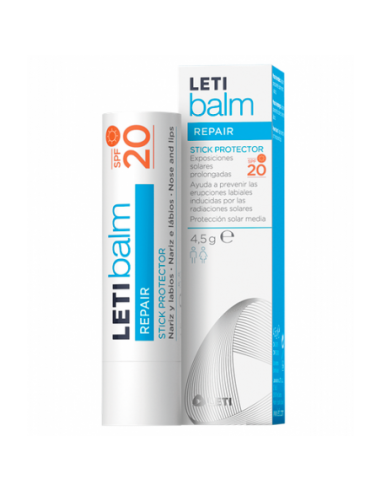 Letibalm Stick Protector Spf 20 1 Unidad 4,5 G