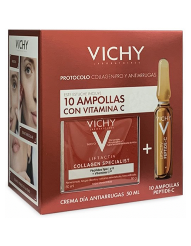 Cofre Vichy Collagen Specialist + 10 Ampollas Vitamina C