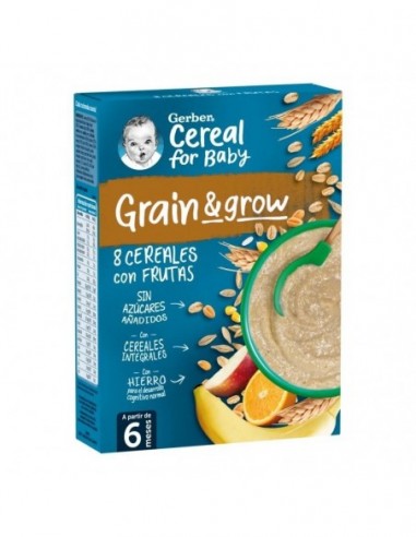 Gerber 8 Cereales Fruta 1 Estuche 250 G