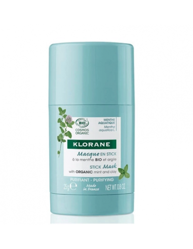 Klorane Mascarilla En Stick A La Menta Bio Y Arcilla 1 Stick 25 G