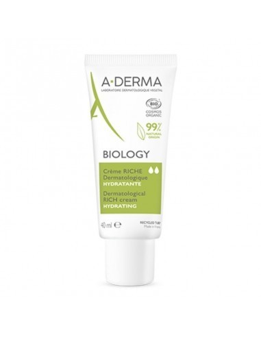 A-Derma Biology Crema Rica Dermatologica Hidratante 1 Envase 40 Ml