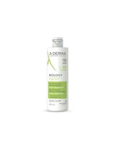 A-Derma Biology Leche Desmaquillante Dermatologica 1 Envase 400 Ml