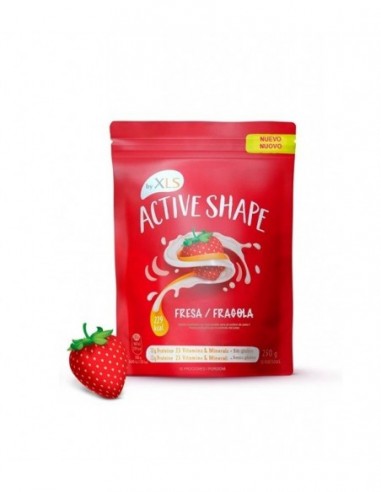 ACTIVE SHAKE BY XLS BATIDO SUSTITUTIVO POLVO 1 ENVASE 250 G SABOR FRESA