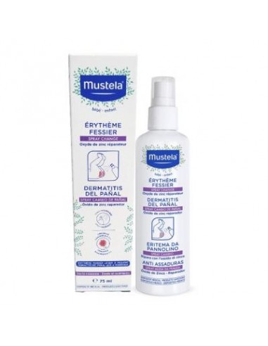 Mustela Spray Cambio De Pañal 1 Envase 75 Ml