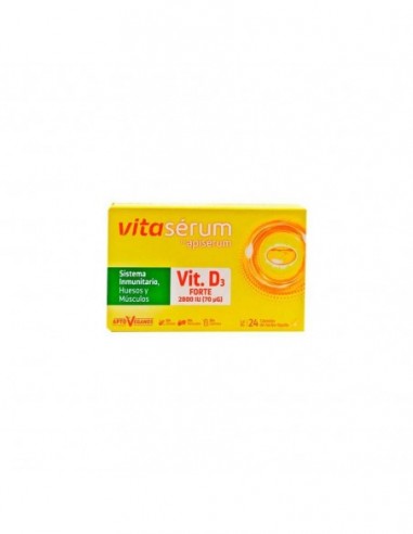 Vitaserum By Apiserum Vit D Forte 24 Capsulas