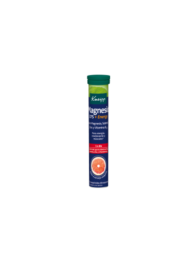 Kneipp Magnesio 375 Energy 15 Comprimidos Efervescentes Sabor Naranja Sanguina