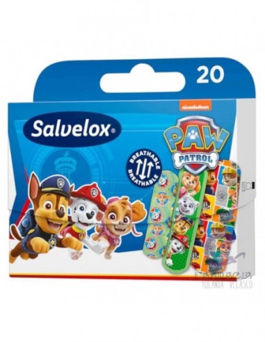 Salvelox Aposito Adhesivo Paw Patrol 20 Tiras Surtidas