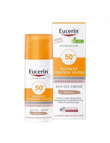 EUCERIN PIGMENT CONTROL 50+ FPS 1 ENVASE 50 ML TONO MEDIO