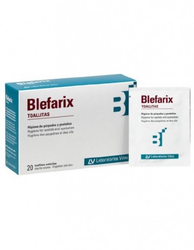 Blefarix Toallitas 20 Unidosis 2,5 Ml