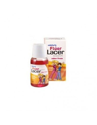 Lacer Colutorio Fluor Semanal 0,2 % 1 Envase 100 Ml Sabor Fresa