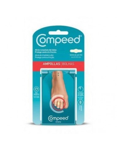 Compeed Ampollas Hidrocoloide Dedos Pies 8 Unidades