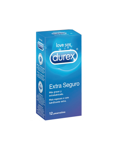 Durex Extra Seguro Preservativos 12 Unidades