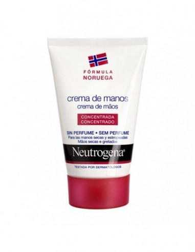 Neutrogena Formula Noruega Crema De Manos Sin Perfume 1 Envase 50 Ml