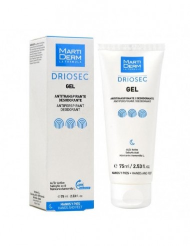 Martiderm Driosec Gel Antitranspirante 1 Envase 75 Ml