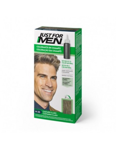 Just For Men Champu Colorante 1 Envase 66 Ml Tono Castaño Claro