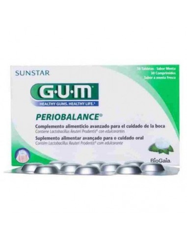 GUM PERIOBALANCE 30 COMPRIMIDOS SABOR MENTA FRESCA