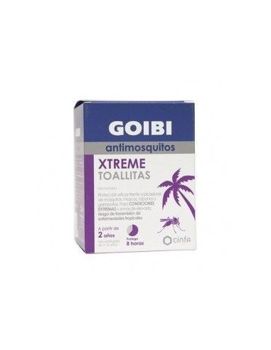 Goibi Xtreme Forte Repelente De Insectos 16 Toallitas