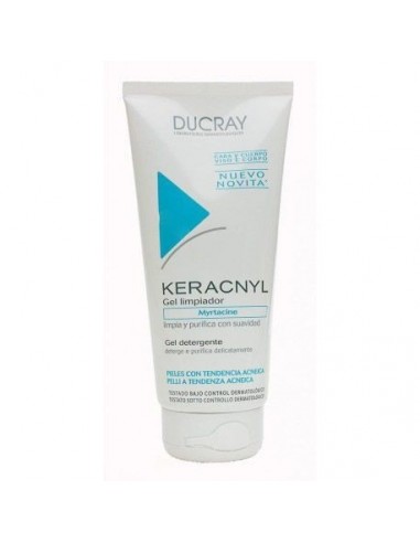 Keracnyl Gel Limpiador Ducray 1 Envase 200 Ml