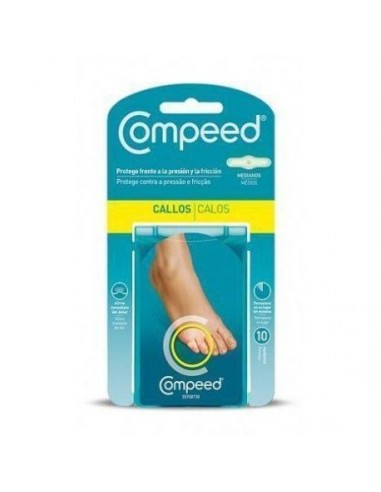 Compeed Callos Hidrocoloide Talla Mediana 10 Unidades