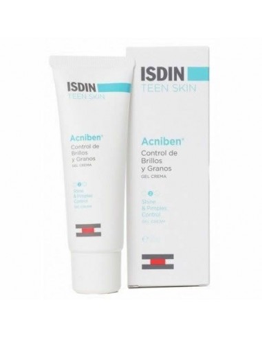 ISDIN OILY SKIN ACNIBEN CONTROL DE BRILLOS Y GRANOS 1 ENVASE 40 ml