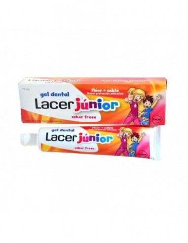 Lacer Junior Gel Dental 1 Tubo 75 Ml Sabor Fresa