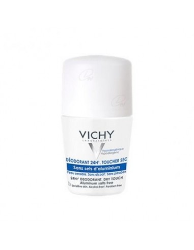 Desodorante 24 H Sin Sales De Aluminio Vichy 1 Roll On 50 Ml