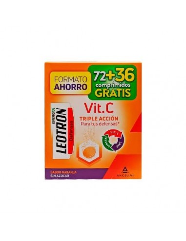 Leotron Vitamina C Efervescentes 72 + 36U