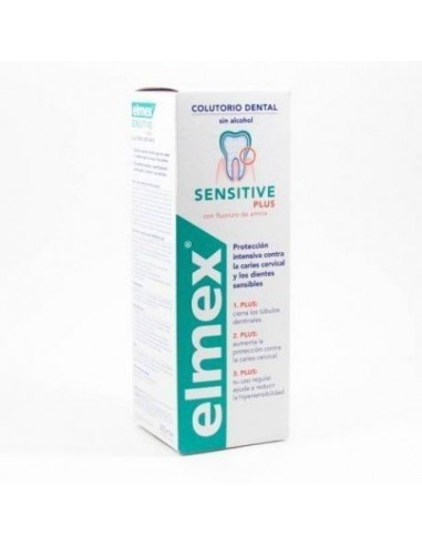 ELMEX SENSITIVE PLUS COLUTORIO 1 ENVASE 400 ML