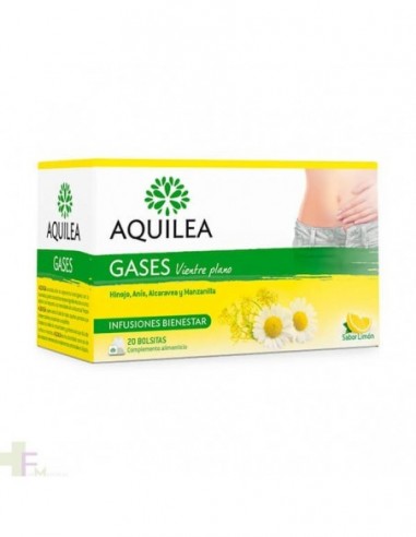 AQUILEA GASES 20 FILTROS 1,2 g SABOR LIMON