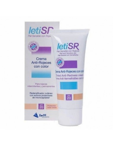 Letisr Crema Tratante De Rojeces 1 Envase 40 Ml Con Color