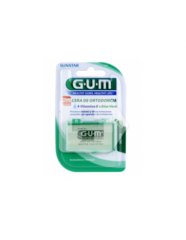 Cera Ortodoncia Protectora Rozadura Gum 723 5 Barritas