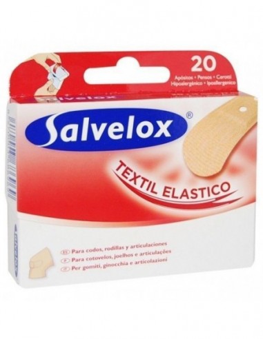 Salvelox Aposito Adhesivo Tela 20 Unidades